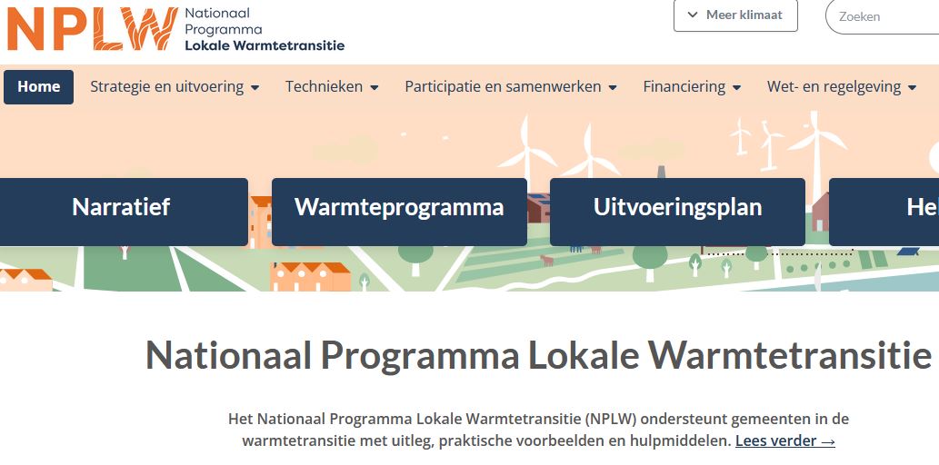 nationaal programma lokale warmtetransitie
