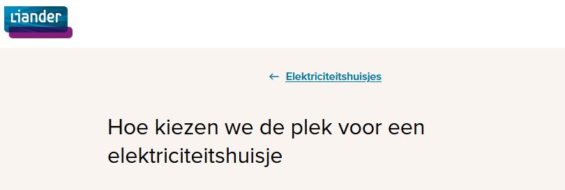 liander elektriciteitshuisjes